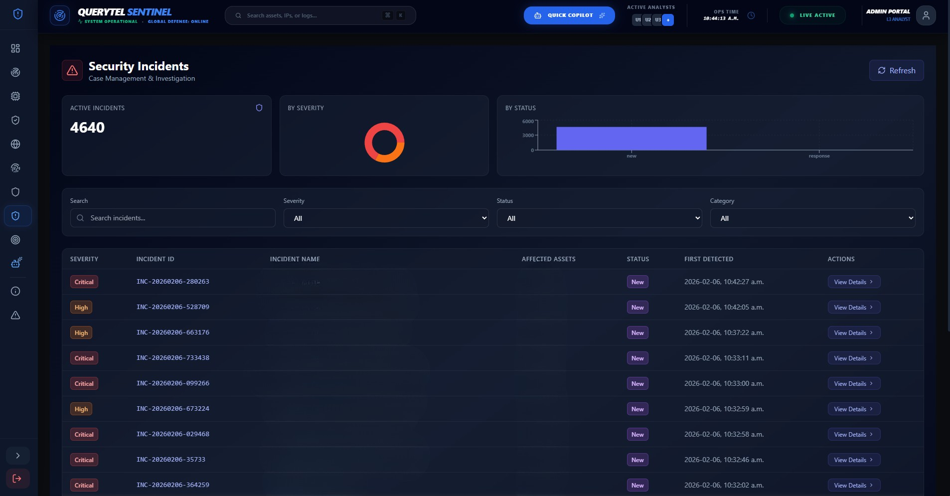 SOC Monitoring Dashboard