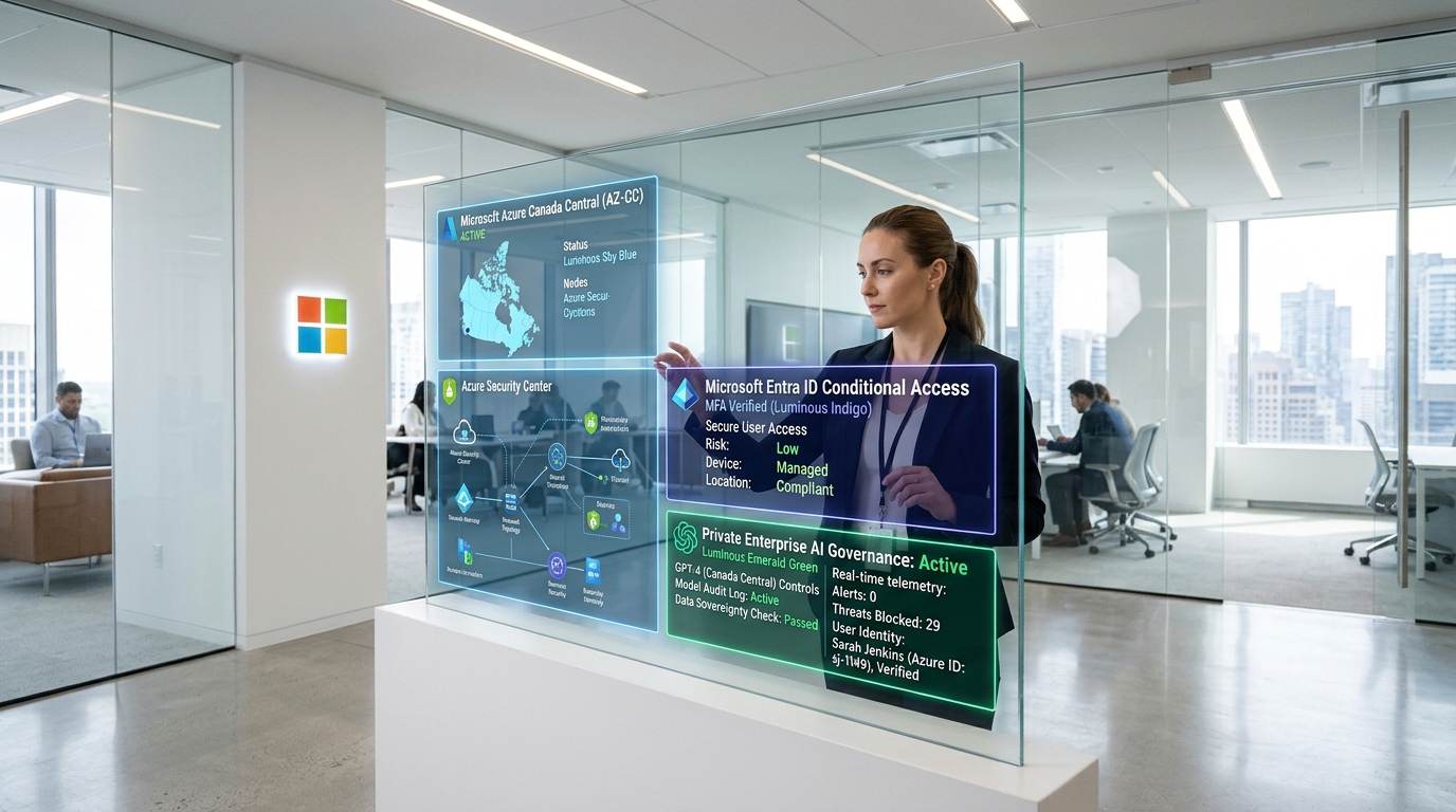 QueryTel Azure Cloud, Entra ID Zero-Trust & Governed AI Operations Studio