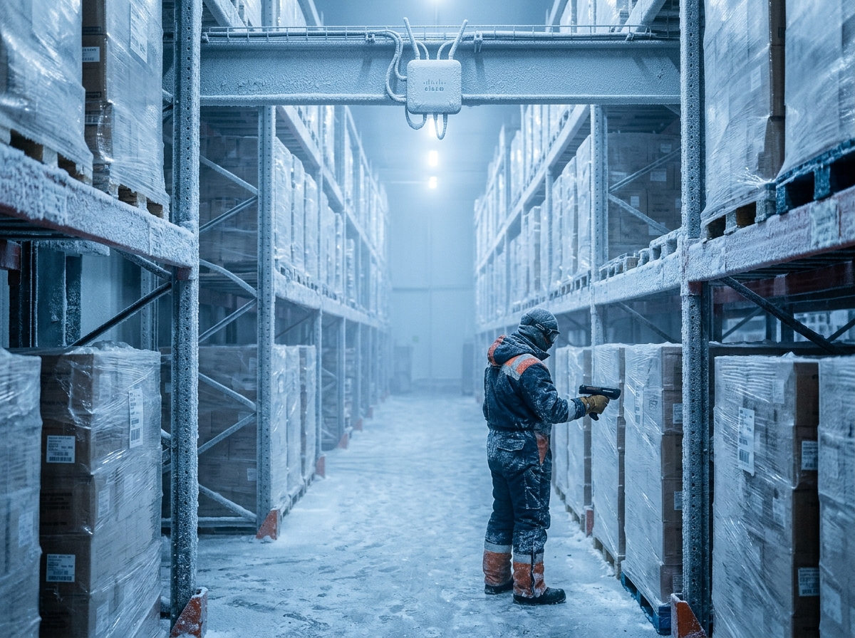 Cold Storage Pallet Scanning Terminal