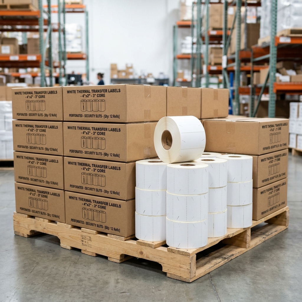 4x2 Thermal Transfer Freezer Grade Labels